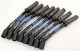 Ultra 40 Spark Plug Wire Set, Spiral Core, 7 mm, Sleeved, Blue, Factory Style Boots / Terminals, 9-3/4 in Wire Long, GM LS-Series, Kit