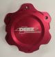 DEEZ Performance 6-Bolt Billet Aluminum Fuel Cell Cap & Bung Assembly-Red
