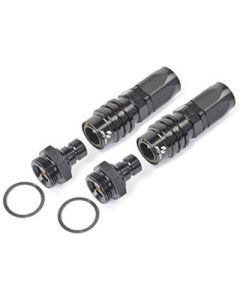 Quick Release Carburetor Inlet Kit, Straight, -8 AN Hose End Socket, 7/8-20" Thread Plug Kit 